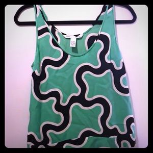 Diane von Furstenberg silk tank